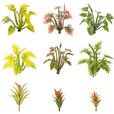 90피스 혼합 모델 식물 미니어처 미니 나무 녹색 관목 부시 기차 풍경 철도 모래 군사 레이아웃 공원 정원 장면 293614