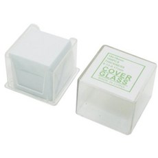 현미경위 물체관찰 커버글라스 18mm 기초과학 과학수업 조직학, 3개