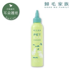 歸毛家族 GuoShi 寵物萌耳靈 萌耳液 寵物耳朵護理, 1個, 萌耳液150ml