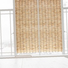 갈대발 햇빛 차단 창문 블라인드 자연소재 롤 스크린 커튼 60cm