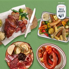 존쿡 델리미트 바베큐 캠핑요리 7종 세트(바베큐 립+학센+소시지 모듬+부대찌개 외), 1개