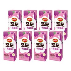 델몬트 드링크 포도, 190ml, 8개