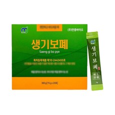 만종바이오 생기보폐 20포 특허성분 도라지 대추 모과 산수유 감초, 20개, 15g