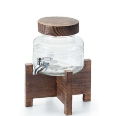 Aderia 玻璃水龍頭附木架 2000CC, 詳見包裝, 詳見包裝, 詳見包裝, 燒酌瓶2000CC