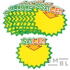 NEW 톱니모양 쇼카드 10P 광고판, 상단 SALE