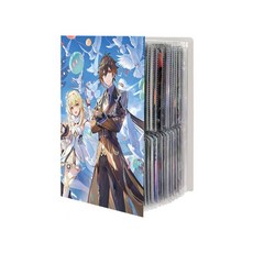 原神鍾離卡冊卡片收藏冊四宮格120卡位兒童玩具, 原神鐘離卡冊120卡槽不含卡
