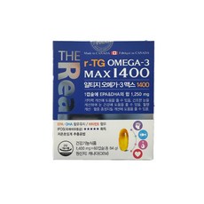 내추럴라이즈헬스 더리얼 알티지 오메가3 맥스 1400, 60정, 1개