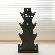 쿠스포츠 4단 아령 거치대 덤벨 정리대 덤벨랙, 1개, 6kg