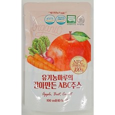 유기농마루 갈아만든 ABC 주스, 100ml, 5개