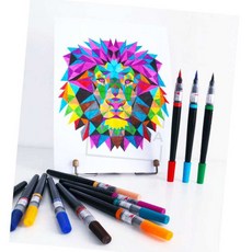 엠비아6 컬러 브러쉬 스카이블루 캘리그라피펜