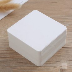 아이서 무지 종이카드 100매 반코팅 6x6cm 카드용지