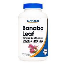 뉴트리코스트 바나바잎 추출물 201 5000mg 240정 1병, 1개, 120캡슐