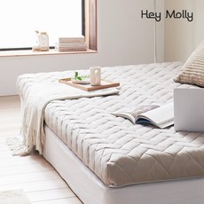 헤이몰리 드림핑 12T 9존 기절 바닥 수면 토퍼 매트리스 SS, 그레이, 120mm