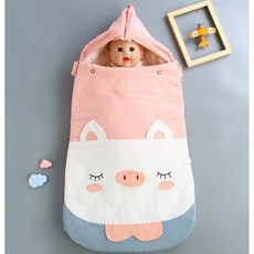 智能保暖寶寶睡袋 嬰兒加厚夾可伸腿護肚防驚跳動物造型睡袋