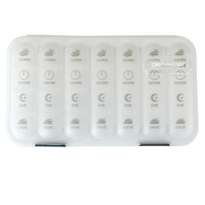 알로롱 위클리 캡슐 약통, 퓨어 화이트, 1개