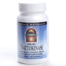 SOURCE NATURALS 納豆激酶膠囊 100mg, 1個, 60 件