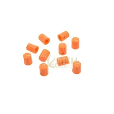 KAISH-10x 기타 앰프 효과 페달 노브 1/4 "데이비스 1900H 스타일 세트 스크류 다양한 색상, 01 China Mainland, 01 Orange