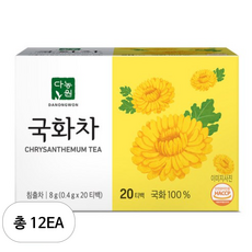 다농원 국화차 티백, 400mg, 20개입, 12개