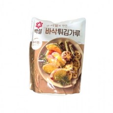 백설 우리쌀 바삭 튀김가루 1Kg X 5개, 1개, 1g