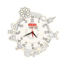 DIY 종이 벽시계 만들기 여행 테마