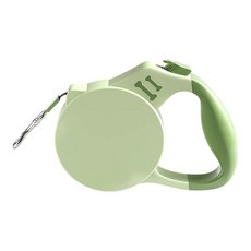 개폐식 가죽끈 중형 대형 자동 견인 로프 벨트 애완 동물, 1개, 3. 녹색