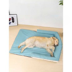 낙원굿즈 대형견 쿨매트 냉감 쿨링 쿠션 애견 매트, 1개, 자수 소파