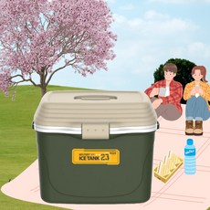 코멕스 캠핑 아이스탱크, 밀리터리 그린, 23L