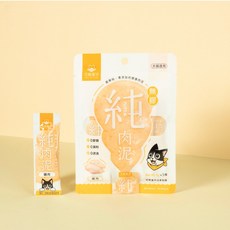 汪喵星球 鮭魚鬼頭刀 貓咪肉泥 6gx5入 無膠 無澱粉 天然健康, 5個, 6g, 雞肉