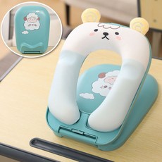午睡枕 趴睡枕 兒童學生專用午休神器 折疊趴趴枕頭 辦公室午睡護頸枕 學校學生趴睡枕, 一檔：藍色小羊【單獨午睡枕】