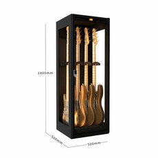 LENTHEM DMI-335DT 貝斯防潮櫃 樂器防潮箱 可放四把貝斯 玻璃門, 1個
