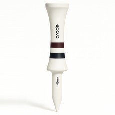 크로드 골프티 웨이브 프리미엄 우드티 높이조절 골프티꽂이 대용량 50p, 50개, 클래식화이트
