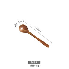 日式西餐具 複古玫瑰金蛋糕叉, 咖啡勺, 1個