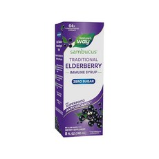 Nature's Way 네이처스 웨이 네이처스웨이 삼부커스 엘더베리 이뮨 제로슈가 시럽 240ml 138956, 1