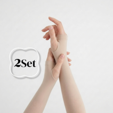 다붐 쿨토시 자외선차단 골프 팔토시 냉감소재 손등커버형 2p, 2세트, 스킨 2세트, 스킨