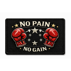 NO PAIN NO GAIN 복싱 글러브 패치 벨크로 전사패치 프리미엄