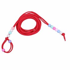 一心有所鼠寶寶背帶牽引繩組，適用於蜜袋鼯、黃金鼠、天竺鼠、兔寶寶、蜥蜴等小型寵物外出安全, 熱情紅, 1個