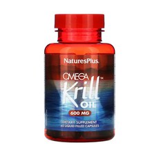 네이처스플러스 오메가 크릴 오일 600mg 리퀴드 필드 캡슐, 1개, 60정