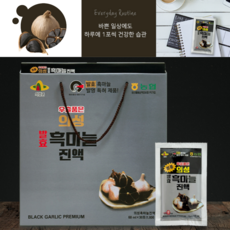 꾸준한 건강관리 우슬품은 의성 농축진액 발효 흑마늘진액 부모님 추석 명절선물 추천, 1개, 1.8L