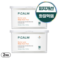 피캄 베리어사이클 데일리 화잘먹 뽑아쓰는 마스크팩, 30개입, 2개