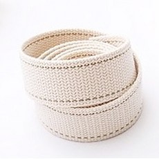 쏘잉갤러리 30mm스티치웨이빙끈, 아이보리(90cm), 1개