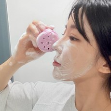 실리콘 문어 세안 브러쉬 클렌징 모공 스킨케어 세수, 1개, 단일상품1