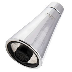 水龍頭增壓鈴鐺型鍍鉻廚房泡沫噴頭, 1個