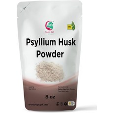 프실륨 허스크 파우더 8온스 순도 98% 베이킹 스무디 및 데일리 사용용 섬유 - 고운 분쇄 파우더이사브골 천연 by Yogis Gift, 5_Psyllium Husk