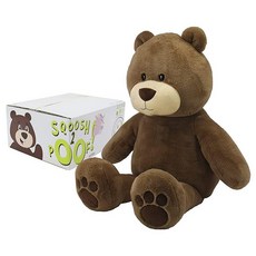 Animal Adventure | Sqoosh2Poof Giant Cuddly Super Soft Plush with Bonus Interactive Surprise - 1, Jumbo Bear