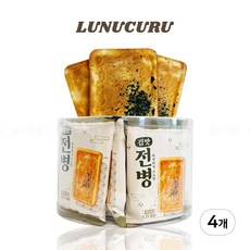 김맛전병 옛날과자 세진병가 대용량 김전병, 600g, 4개