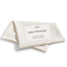 Coop Home Goods 오리지널 베개 커버 메모리 폼 베개용 킹 사이즈 베개 커버 지퍼가 달린 통기성 울트라 소프트 룰트라 원단 커버 폴리에스터/레이온, 표준