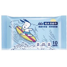 【KIDS PARK】加厚型純水濕紙巾20包5包組 (嬰兒/寵物/濕巾/清潔/無酒精), 20個, 10抽厚巾, 56g