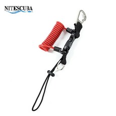 스쿠바프로 스테인리스 스틸 인서트가 스내퍼 있는, 붉은색
