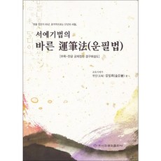 서예기법의 바른 운필법
