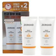 제로이드 데일리 선크림 SPF50+ PA++++, 50ml, 2개 50ml, 2개